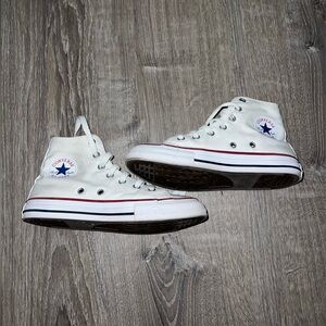 High top white converse